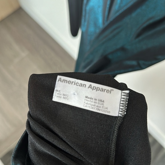 American apparel teal mini dress - Picture 3 of 3